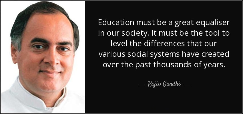 Rajiv Gandhi Quote
